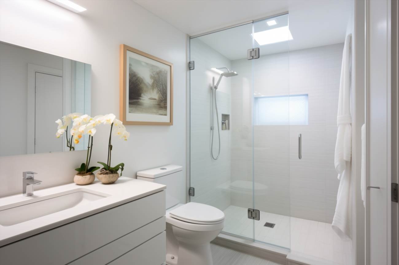 Kicsi fehér fürdőszoba: kényelmes elegancia a kisebb terekben