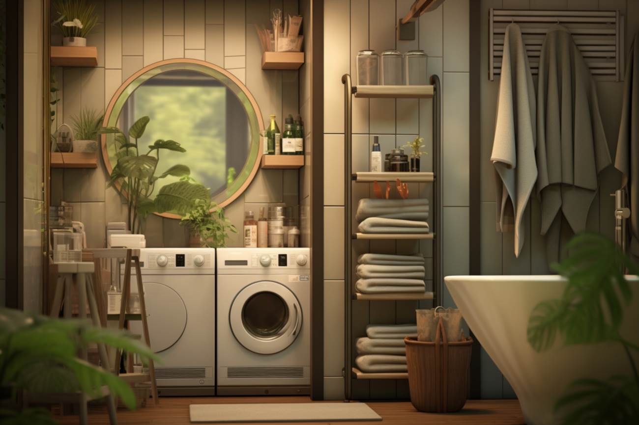 Kis fürdőszoba mosógéppel: hogy valódi kényelmet nyújtson