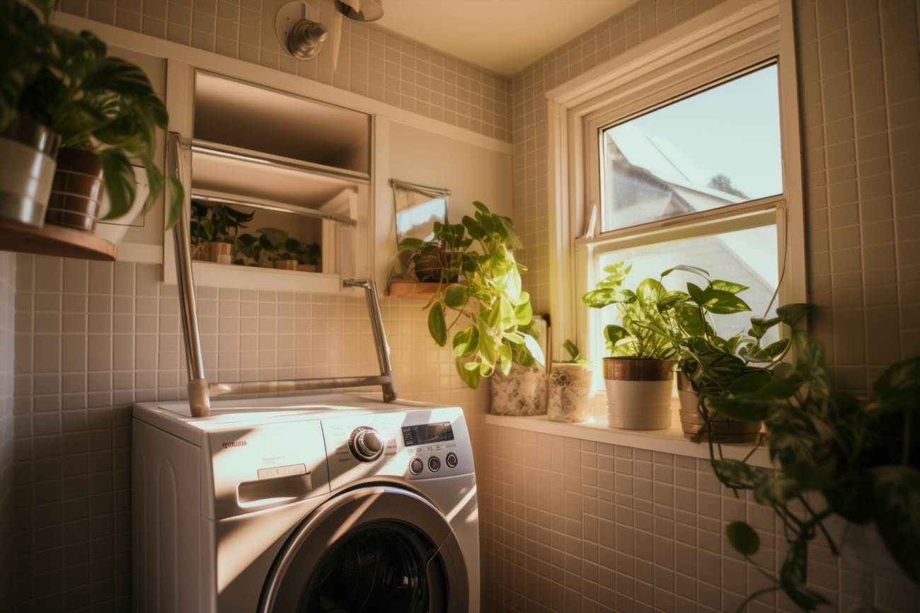 Kis fürdőszoba mosógéppel szárítógéppel: praktikus megoldások a kisebb terek számára